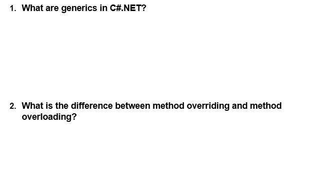 Method Overloading in C#