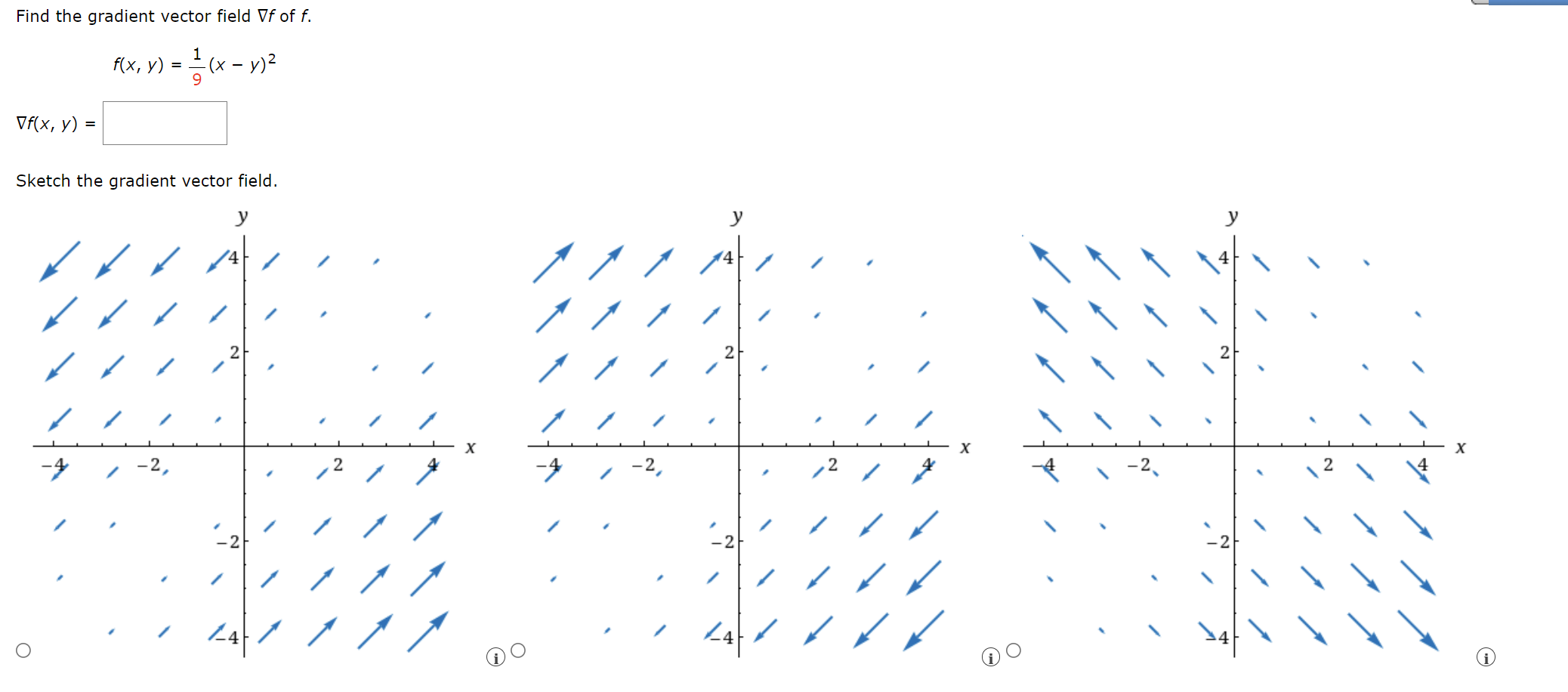 Solved Find The Gradient Vector Field Vf Of F 1 Fx Y 3826