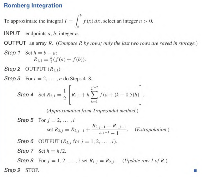 Solved Romberg Integration To Approximate The Integral | Chegg.com