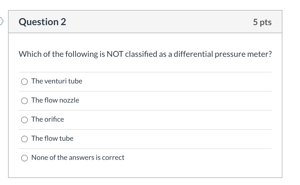 Solved Question 1 5 pts Which of the following is NOT true | Chegg.com