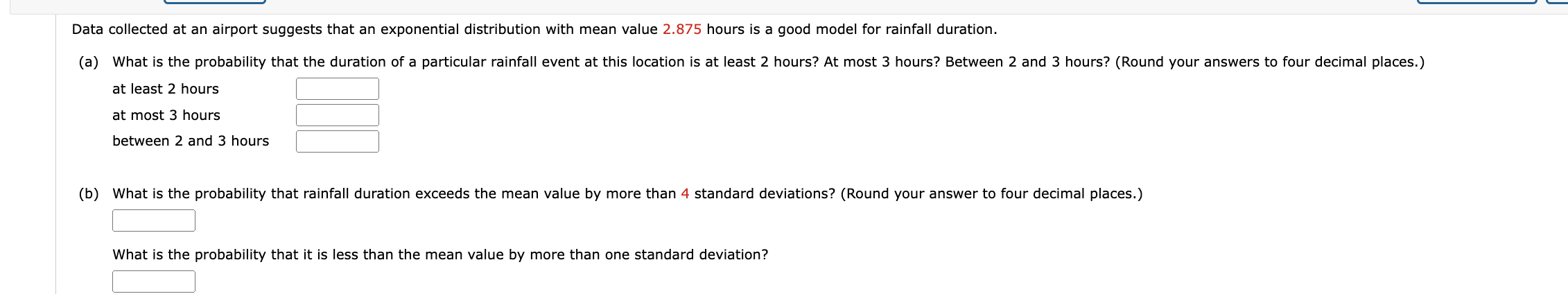 Solved Data collected at an airport suggests that an | Chegg.com