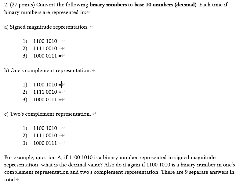 solved-2-27-points-convert-the-following-binary-numbers-chegg