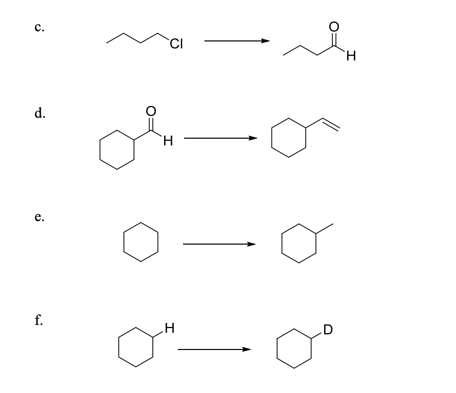 Solved 3. Propose a plausible synthesis for each of the | Chegg.com