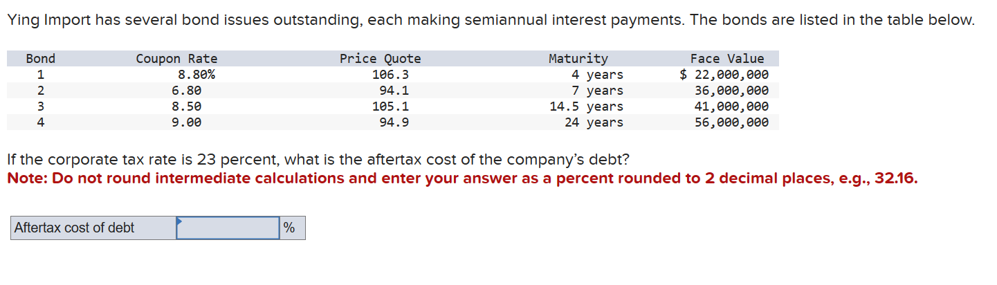 Solved If The Corporate Tax Rate Is 23 Percent, What Is The 