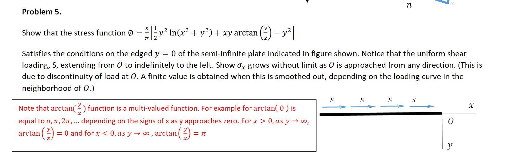 Solved Show that the stress function | Chegg.com