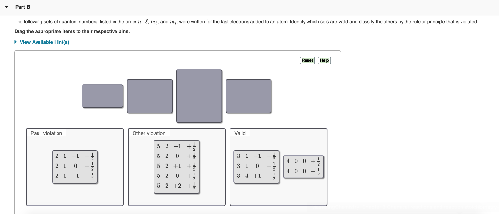 solved-part-b-the-following-sets-of-quantum-numbers-chegg