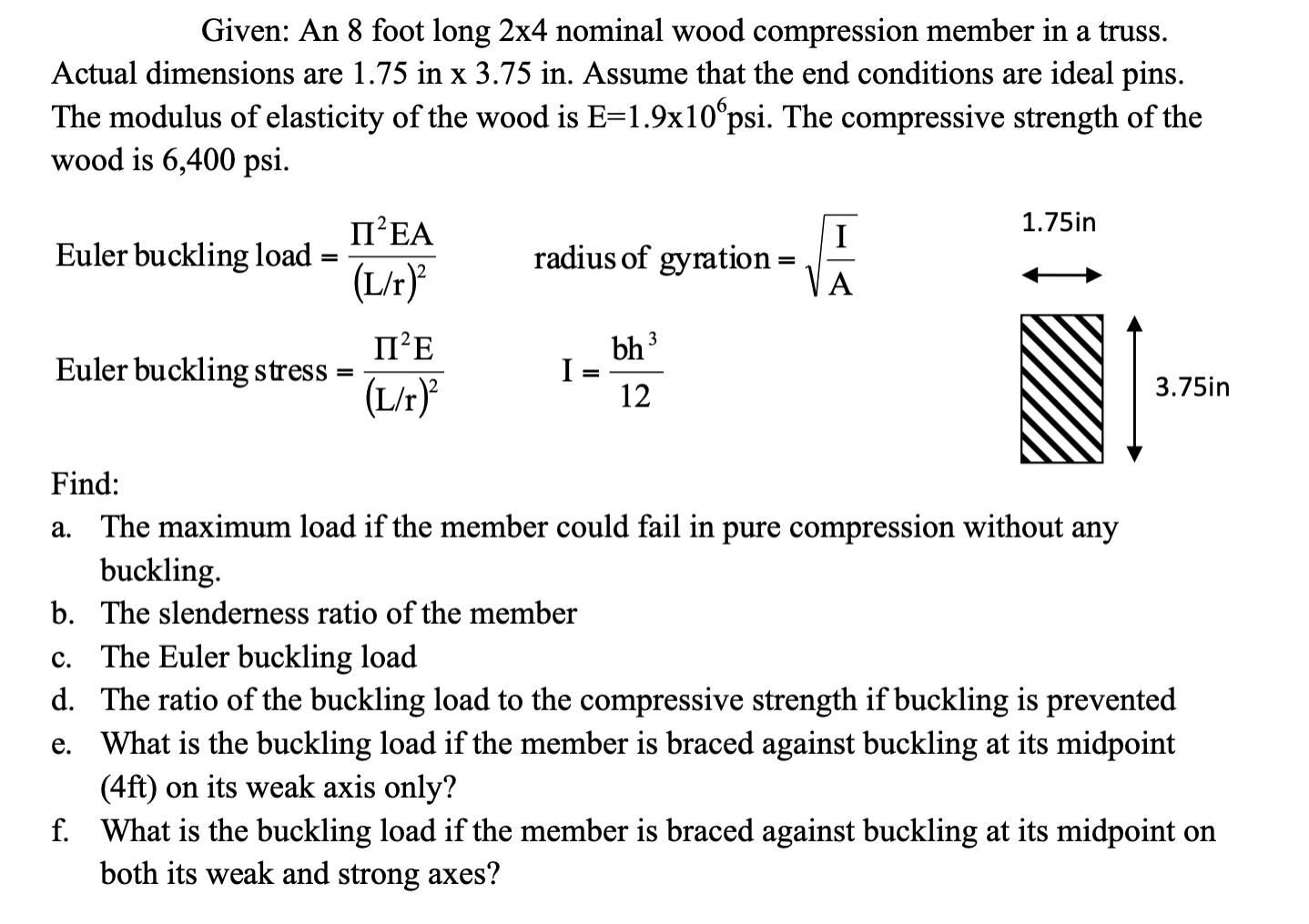 solved-given-an-8-foot-long-2x4-nominal-wood-compression-chegg