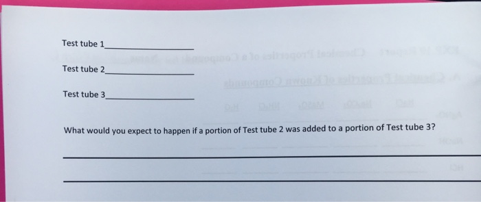 Solved Laboratory Questions ck on the laboratory bench. | Chegg.com