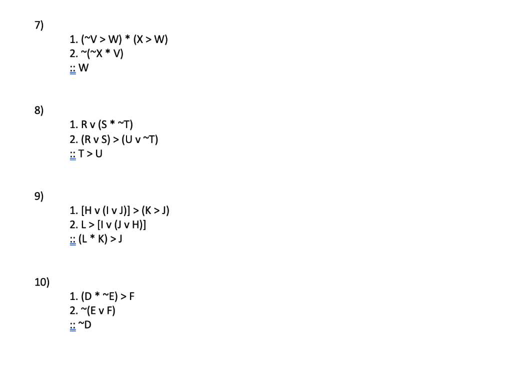 Solved Construct A Formal Proof Of Validity For Each Of T Chegg Com
