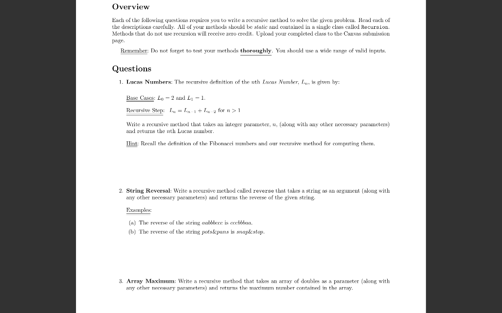 Data Structures in JAVA Each of the following | Chegg.com