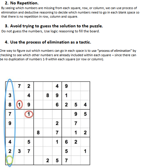 Solved Sudoku Board Game Introduction Sudoku Is Based On A Chegg