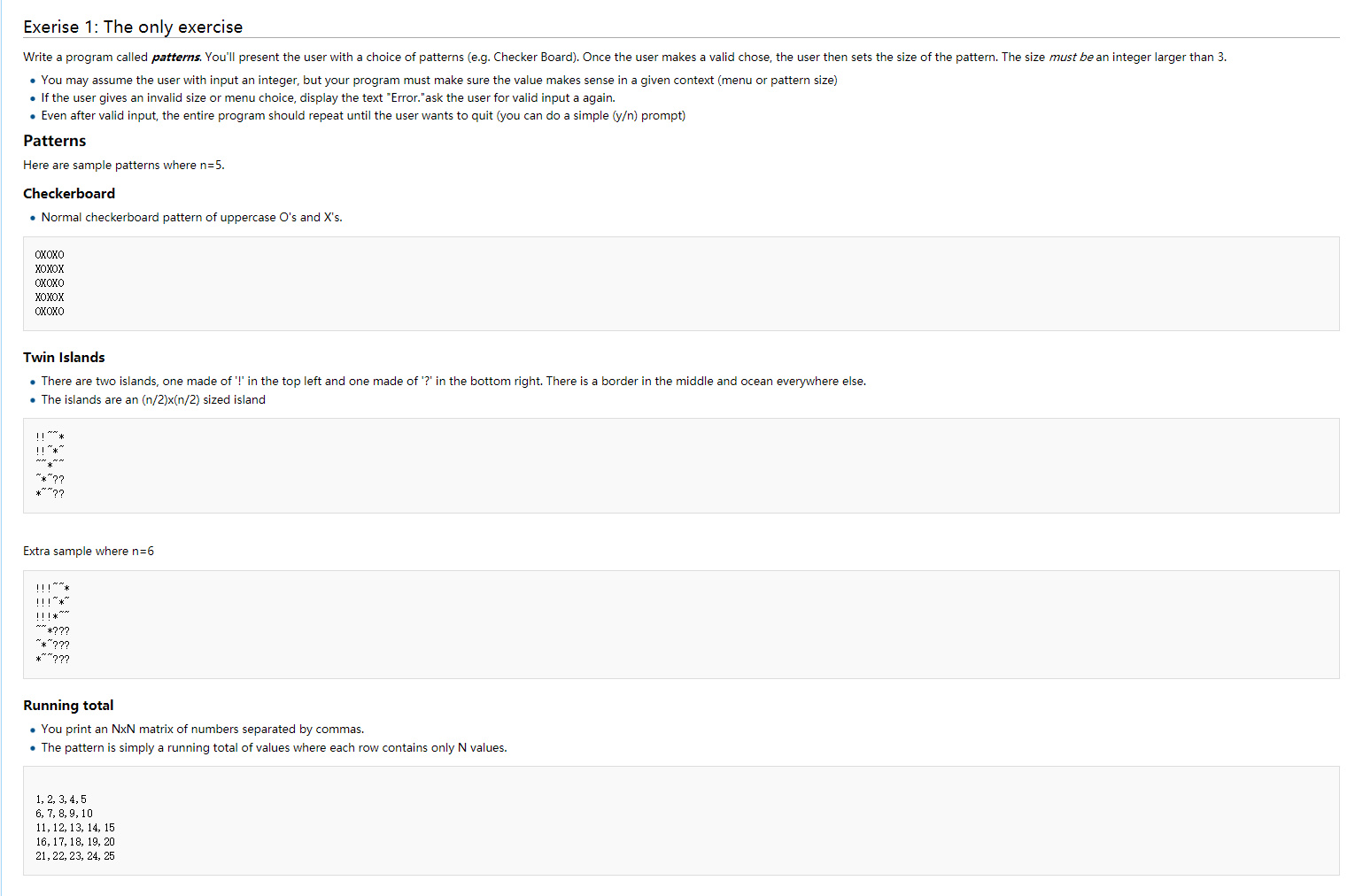 Exerise 1 The Only Exercise Write A Program Called Chegg