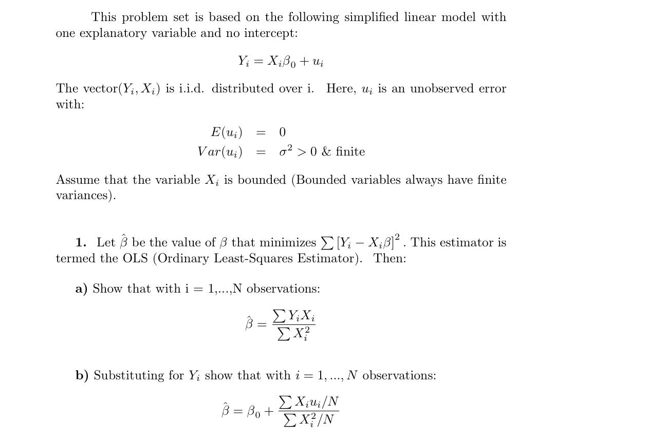 Solved This Problem Set Is Based On The Following Simplified | Chegg.com