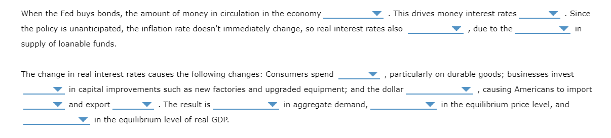 Solved Suppose The Federal Reserve Implements An | Chegg.com