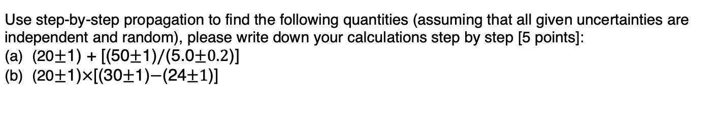 Solved Use Step-by-step Propagation To Find The Following | Chegg.com