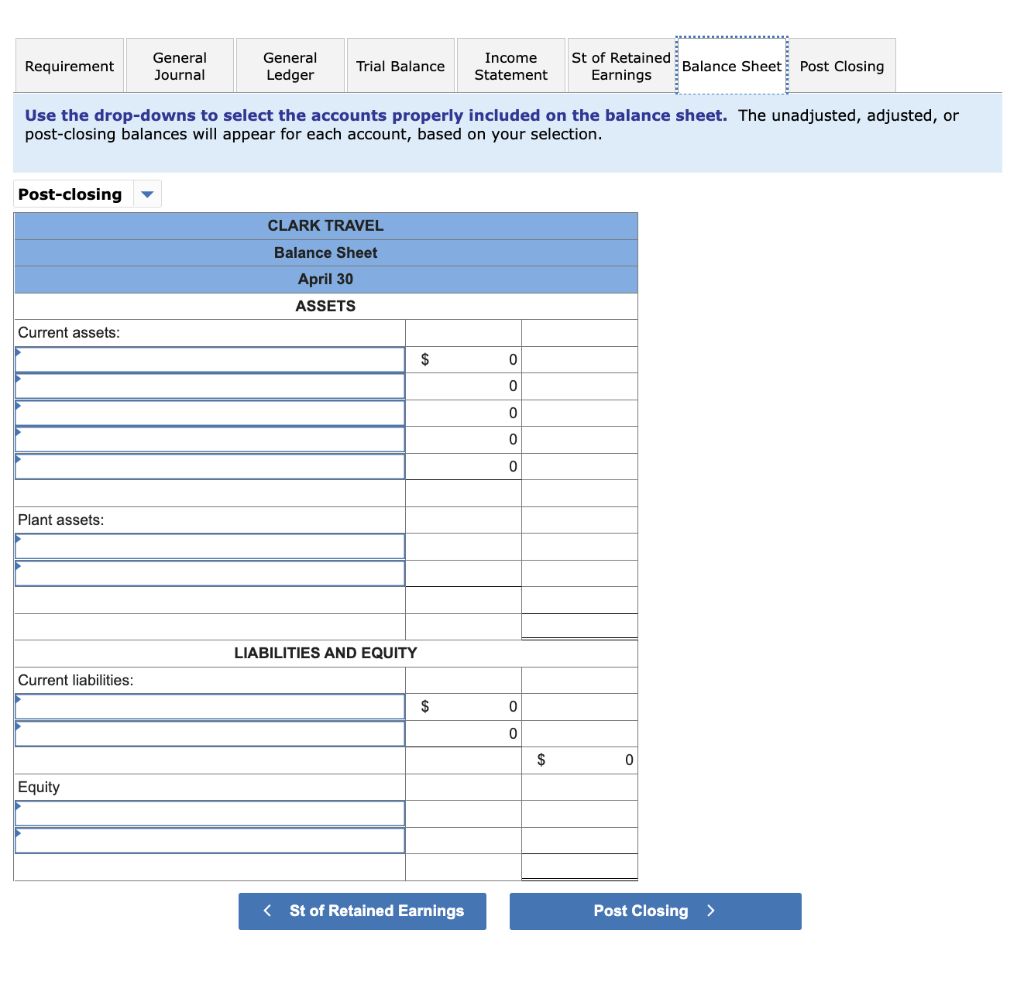 Solved On April 1, Jean Clark created a new travel agency,