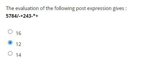 Solved The evaluation of the following post expression gives | Chegg.com