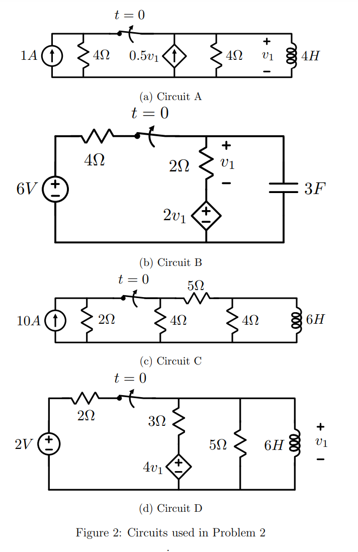 Solved (a) Circuit A (b) Circuit B (c) Circuit C (d) Circuit | Chegg.com