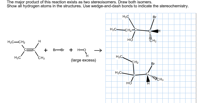 Solved The major product of this reaction exists as two | Chegg.com