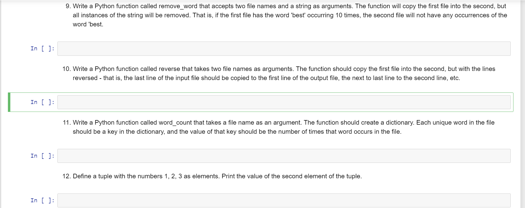 Solved 6. Read the first line of the tale.txt file. Split it | Chegg.com