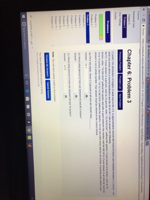 Solved Chapter 6: Problem 3 Previous Protiem Prolem List | Chegg.com