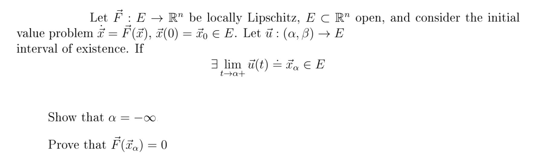 Solved Let F E R Be Locally Lipschitz E Cr Open A Chegg Com