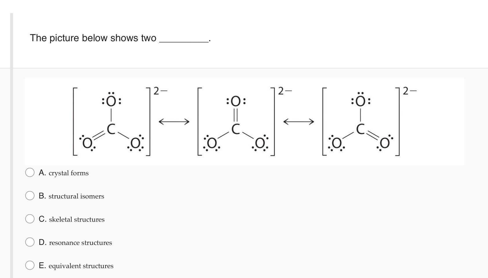 Solved The Picture Below Shows Two 2 2 2 O O 1 Chegg Com