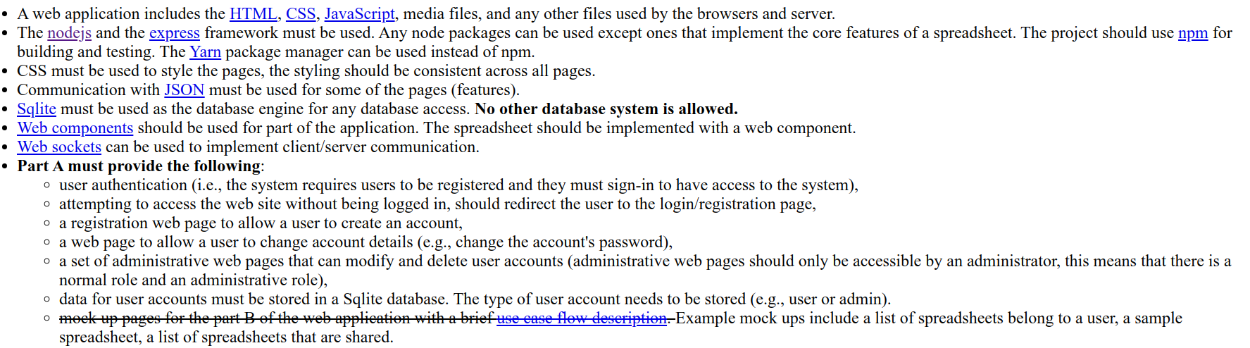 A web application includes the HTML, CSS, | Chegg.com