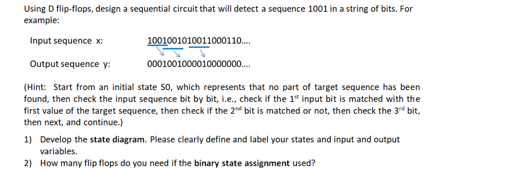 Solved Using D flip-flops, design a sequential circuit that | Chegg.com