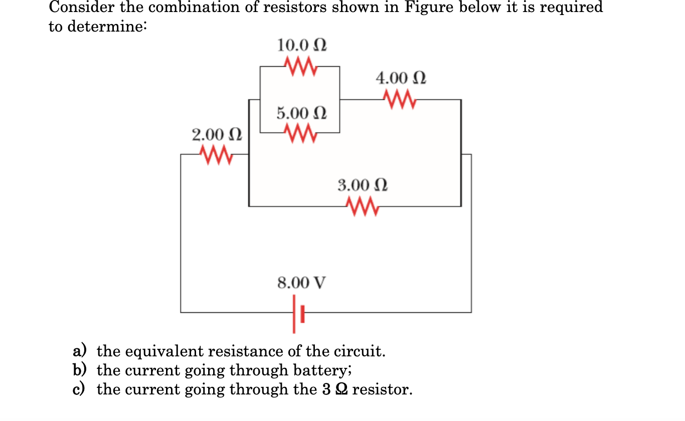 Solved Consider The Combination Of Resistors Shown In Figure | Chegg.com