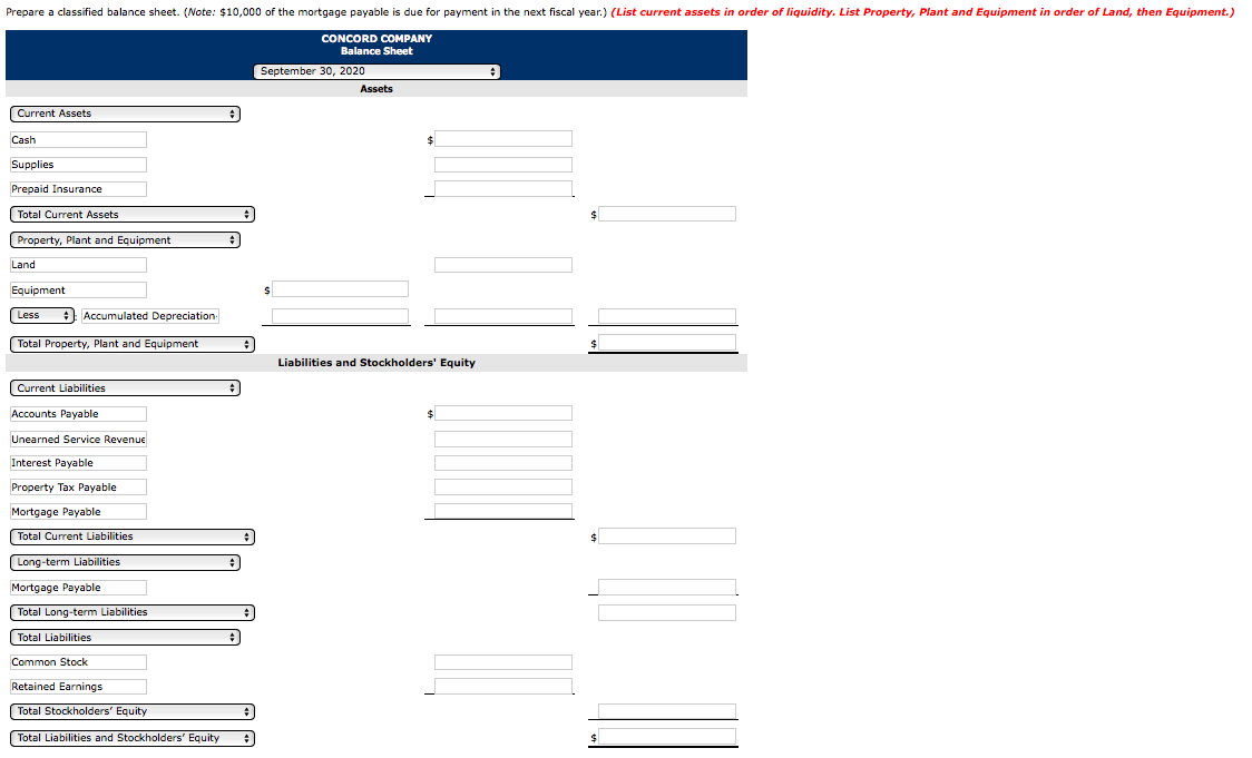 Solved Problem 3 12 Concord Company Has A Fiscal Year End Chegg Com