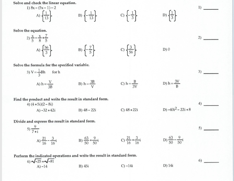 Solved plz show work for problem 29 and 30. choose all the | Chegg.com