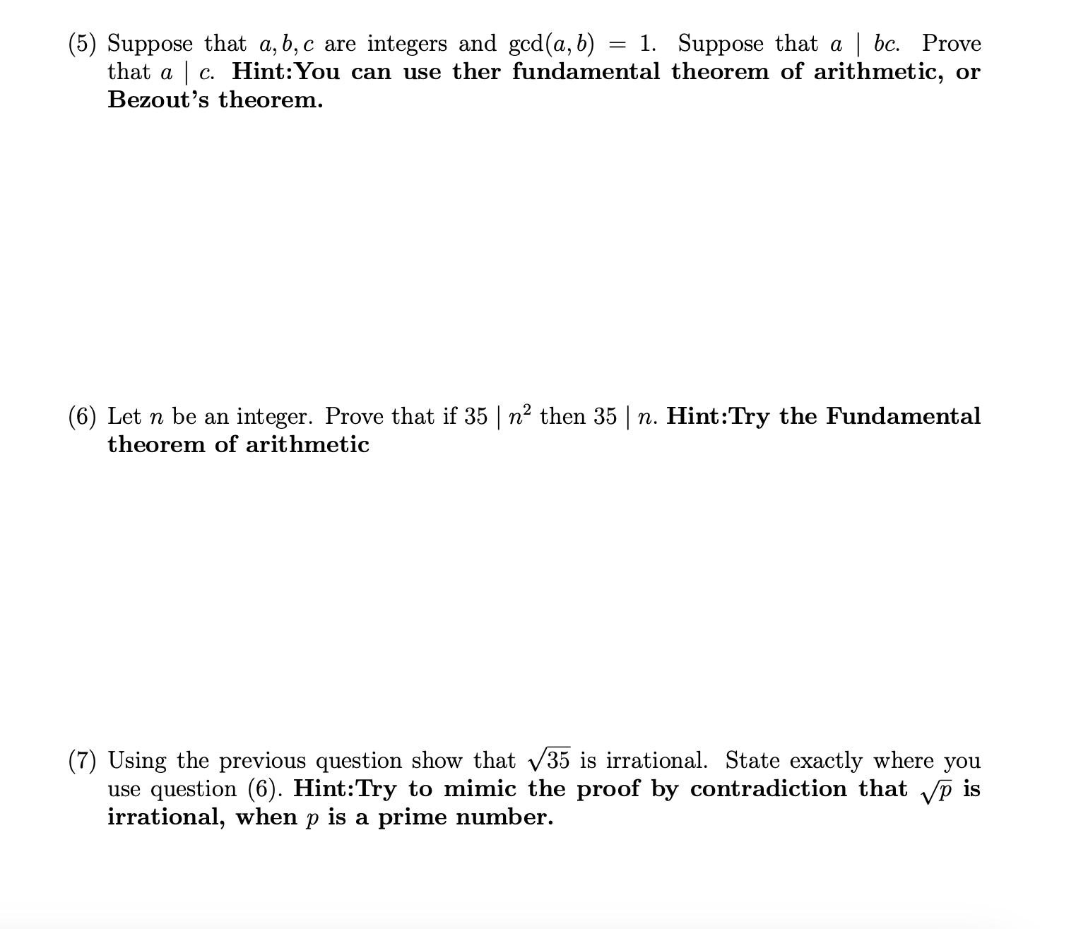 Solved (5) ﻿Suppose That A,b,c ﻿are Integers And Gcd(a,b)=1. | Chegg.com