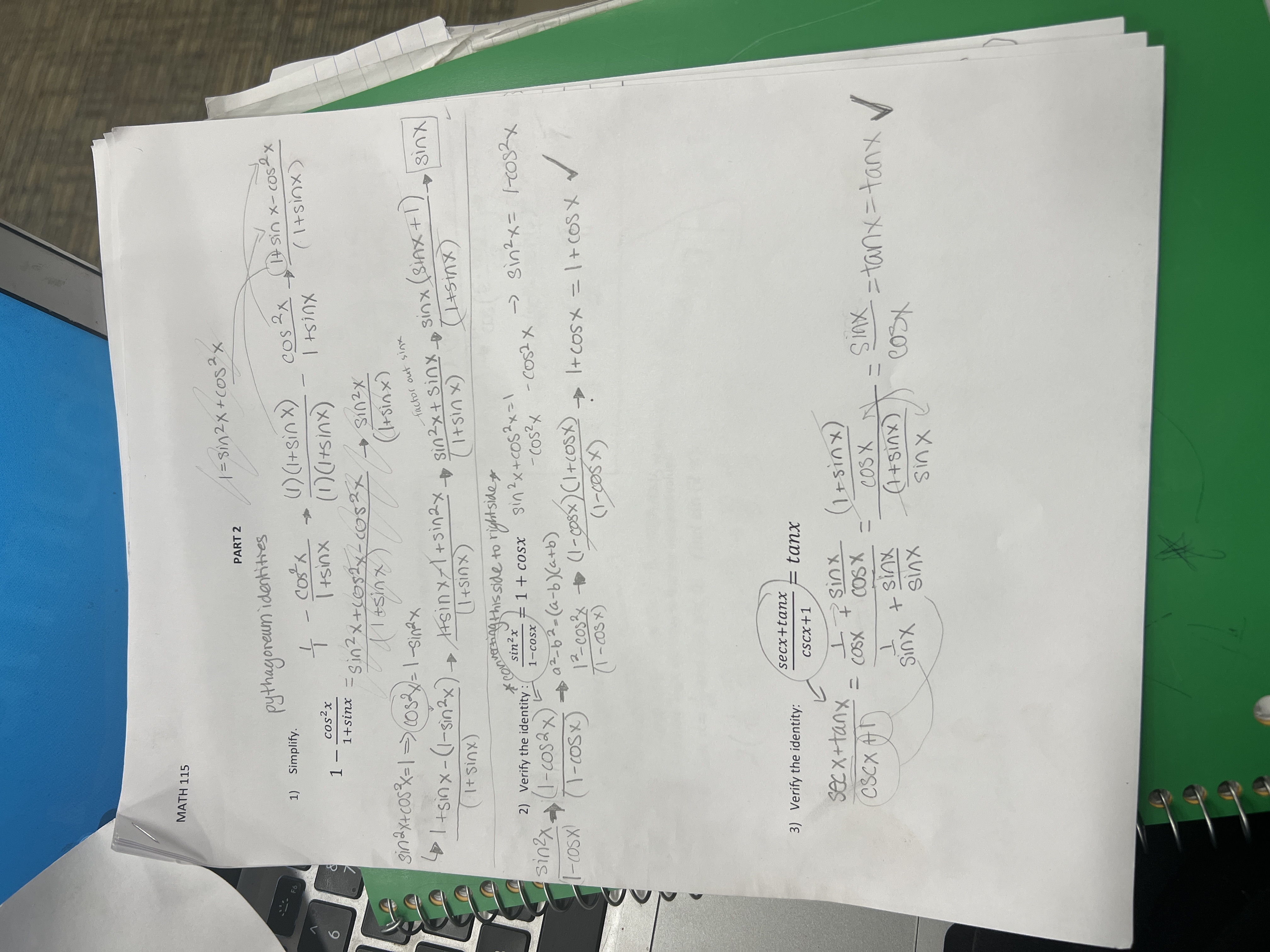 Solved PLEASE VERIFY IF I DID THESE CORRECTLY !!! ﻿THANK YOU | Chegg.com