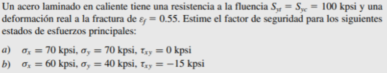 Un acero laminado en caliente tiene una resistencia a | Chegg.com