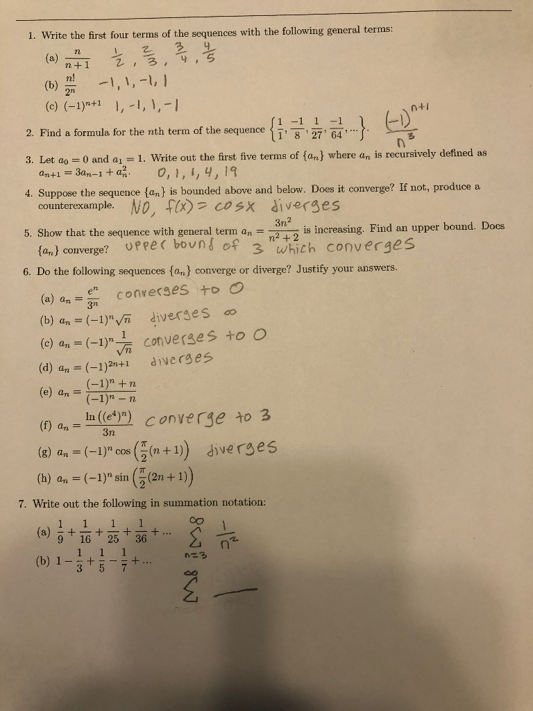 Solved I need 6 & 7 & if you want can u check the other | Chegg.com