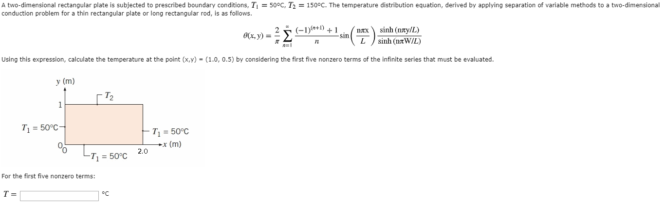 Solved A two-dimensional rectangular plate is subjected to | Chegg.com