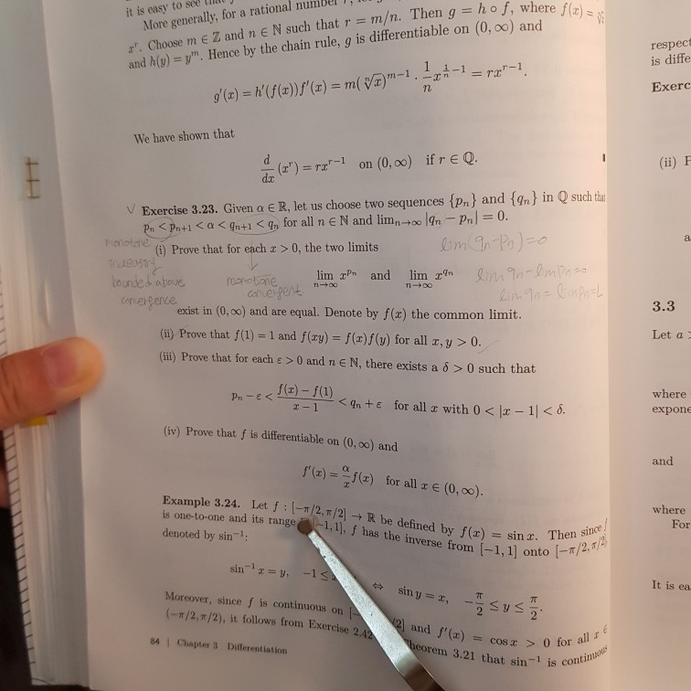 Solved Please Help Me With Exercise 3.23 (iii) I Solved The | Chegg.com