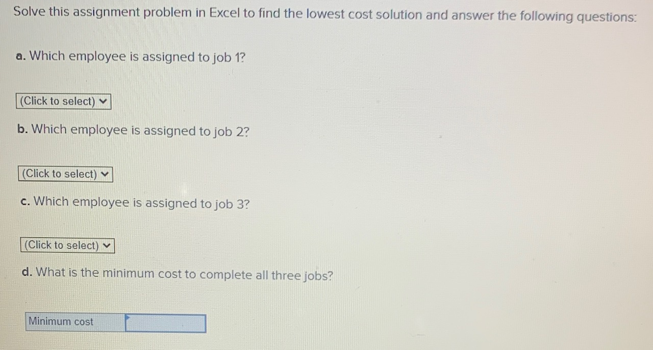 Solved A Plumbing Repair Company Has 3 Employees And Must | Chegg.com