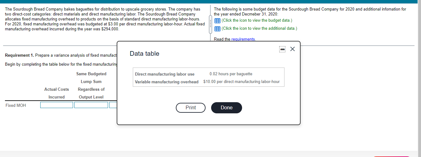 Solved The Sourdough Bread Company bakes baguettes for