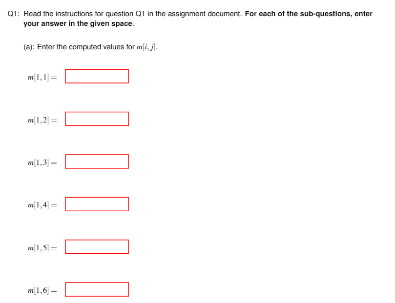 Solved Q1 (26 points: 24 + 2) Given two sequences X= and Y=, | Chegg.com