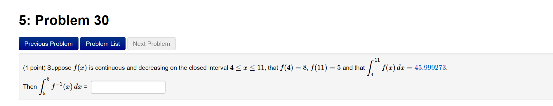 Solved 5: Problem 17 Previous Preskilem Problem List Next | Chegg.com