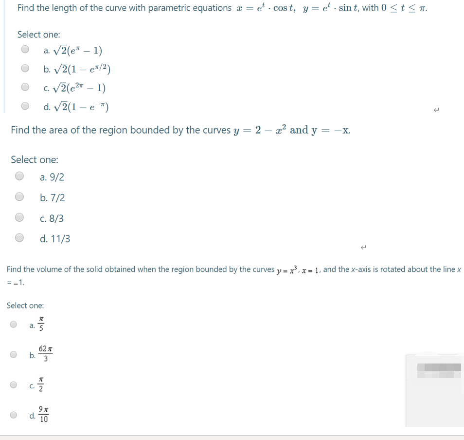 Solved Find the length of the curve with parametric | Chegg.com