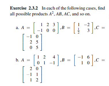 Solved Exercise 2.3.2 In each of the following cases, find | Chegg.com