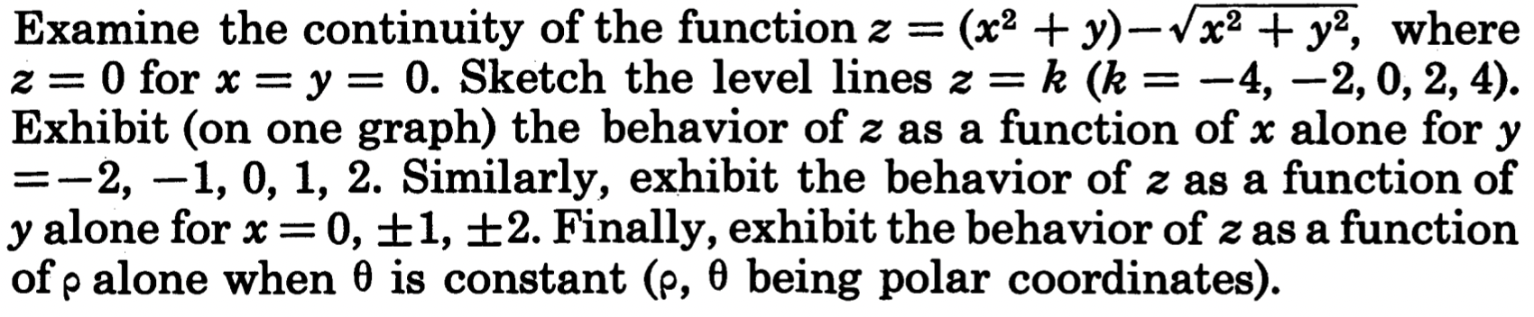 Solved Examine the continuity of the function | Chegg.com