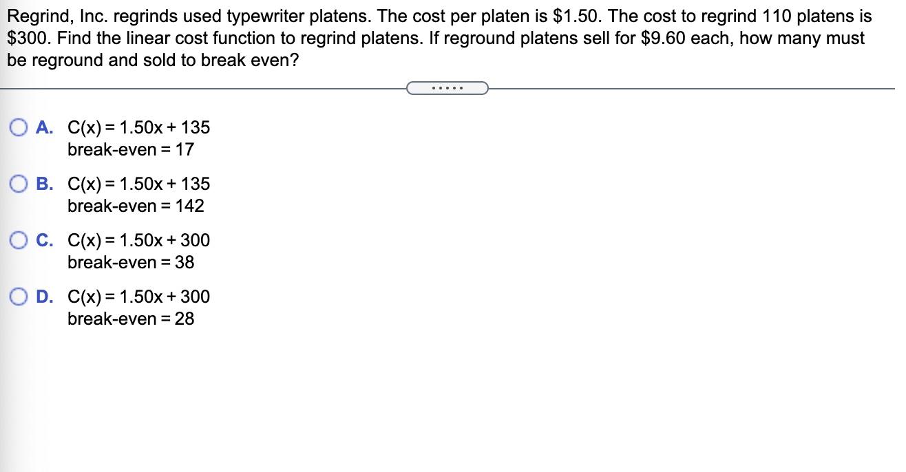 Solved Regrind, Inc. regrinds used typewriter platens. The