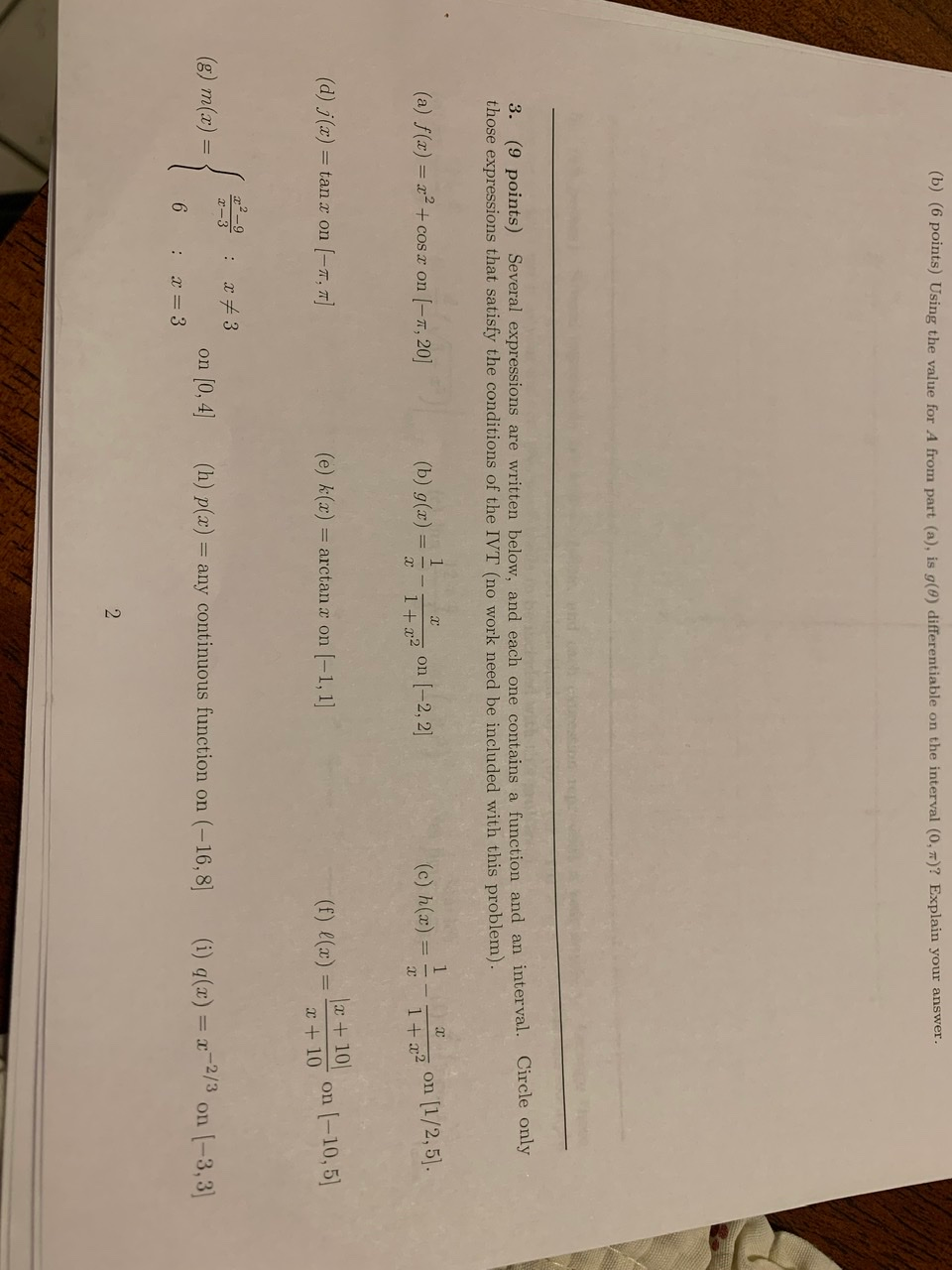 Solved B 6 Points Using The Value For A From Part A Chegg Com