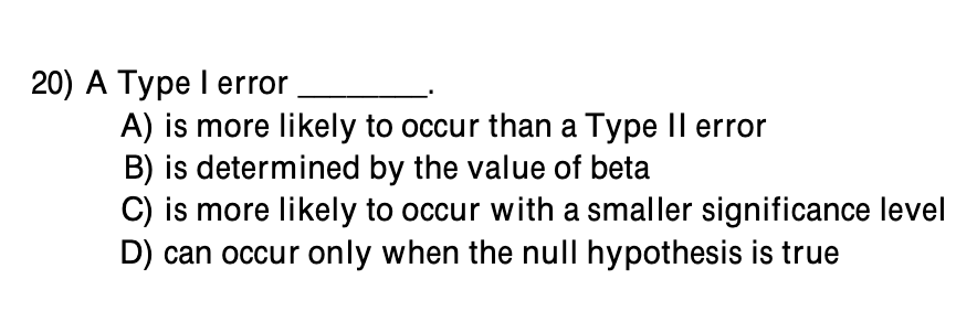 Smaller Significance Level