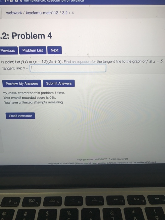 Solved webwork loyolamu-math112 3.2 4 .2: Problem 4 Previous | Chegg.com