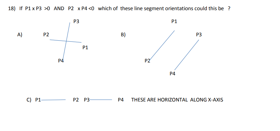 Solved ) If P1 x P3 >0 AND P2 x P4